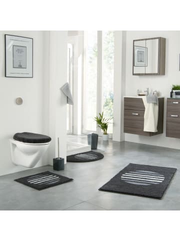 Erwin Müller Duschvorlage halbrund Matala in anthrazit