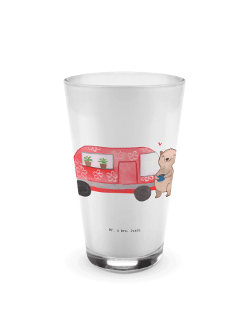 Mr. & Mrs. Panda Glas Bär Camper ohne Spruch in Transparent