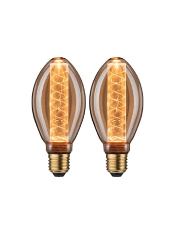 paulmann Bundle 2xLED B75 Inner Glow spiral 200lm E27 gold 1800K