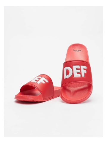 DEF Pantoffel in red