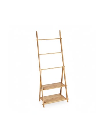relaxdays Handtuchleiter in Natur - (B)53 x (H)134 x (T)31,5 cm