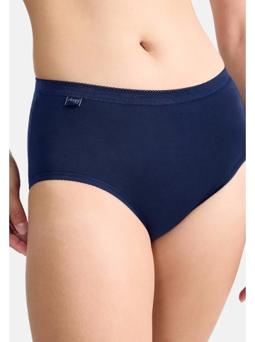 Sloggi Slips 'Basic+ Midi' 3er Pack in blau