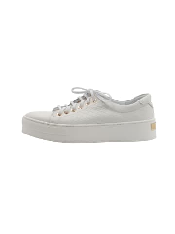 DreiMaster Maritim Sneakers Aus Leder in weiss