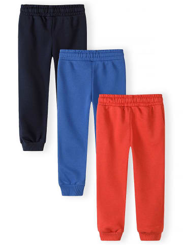 Minoti 3-er Pack Jogger Pants 29FLEECE203 in dunkelblau