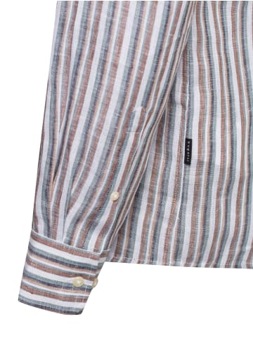 Bugatti Freizeithemd Kent in braun mehrfarbig