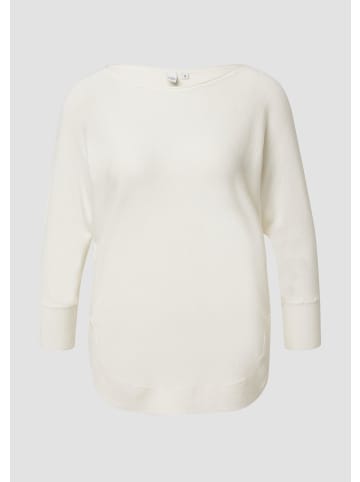 QS Strickpullover in 0200_weiß