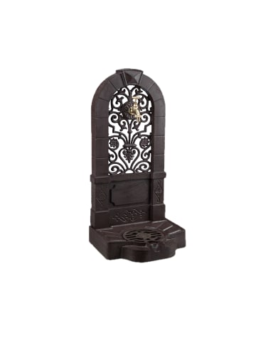 relaxdays Standbrunnen in Braun - (H)74 cm