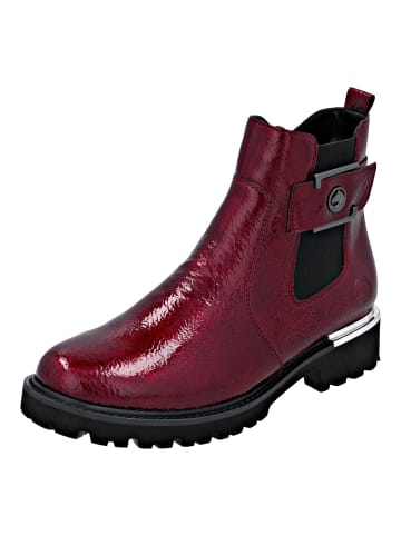 remonte Stiefelette in Rot/Schwarz