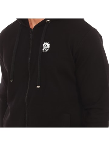 North Sails Hoodie in Black