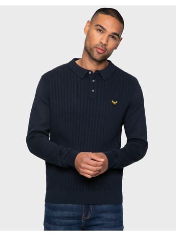 Threadbare Langarmshirt Thorton in Navy