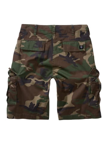 Brandit Cargo Shorts in woodland