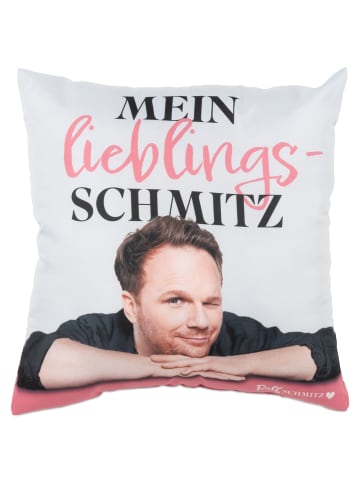Ralf Schmitz Ralf Schmitz Kissen Lieblings Schmitz Zierkissen Kopfkissen 40x40 cm in grau