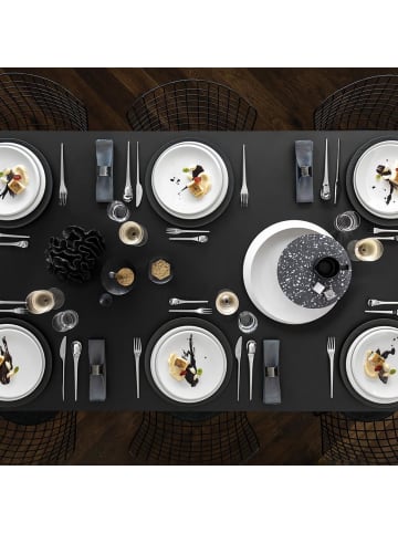 Villeroy & Boch 6er Set Tafelgabel NewMoon 218 mm in silber