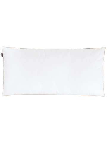 Beliani Kissen ETNA in Weiß - (W) 40 x (H) 7 x (L) 80 cm