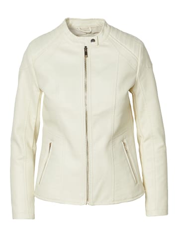 KOROSHI Leder-Effektjacke in weiß