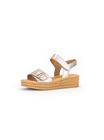 Gabor Fashion Plateau Sandale in beige