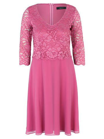 Vera Mont Cocktailkleid mit Spitze in Rose Pink