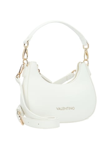 Valentino Zero Schultertasche Leder 22 cm in bianco