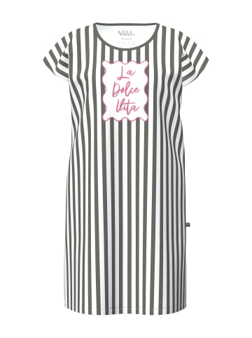 Ulla Popken Longshirt in olivgrün