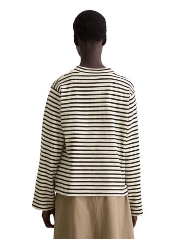 Marc O'Polo Gestreiftes Rollkragen-Longsleeve regular in Dark Blue