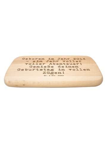 Mr. & Mrs. Panda Schneidebrett Spruch 2014 Geburtstag Abenteuer ... in Transparent