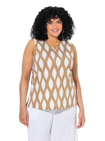 Ulla Popken Strick-Top in camel