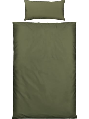 Erwin Müller Mako-Satin Bettwäsche Landshut in oliv