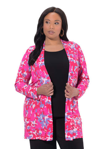 Ulla Popken Shirtjacke in pink