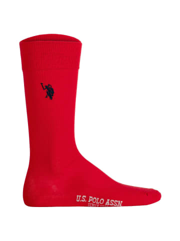 U.S. Polo Assn. Socken 6er Pack in Schwarz/Marine/Royalblau/Rot