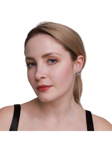 Steel_Art Ohrstecker für Frauen Adley silberfarben in silberfarben poliert