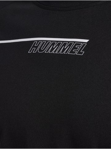 Hummel Hummel T-Shirt Hmlcourt Paddeltennis Herren Atmungsaktiv Leichte Design Schnelltrocknend in BLACK