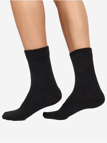 Nur Die  Basicsocken Classic Komfortbund in maritim, schwarz