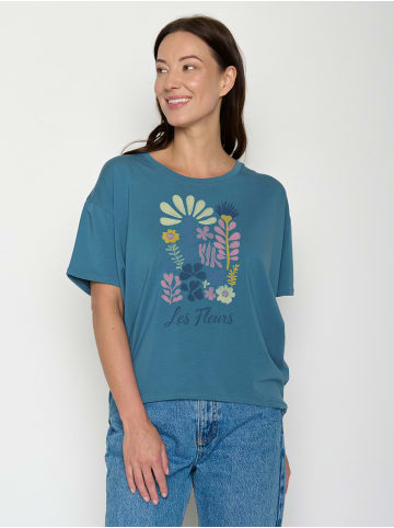 GreenBomb Feel Les Fleurs in True Blue
