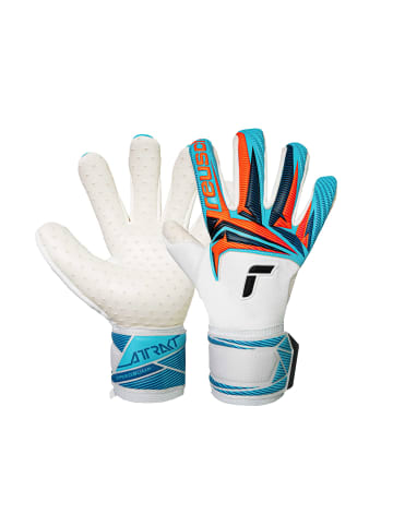 Reusch Torwarthandschuhe Attrakt SpeedBump in 1080 white/light blue