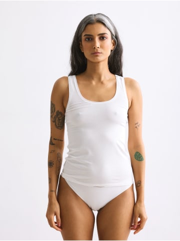 Erlich Textil  LIGHT TOUCH TANKTOP in ecru