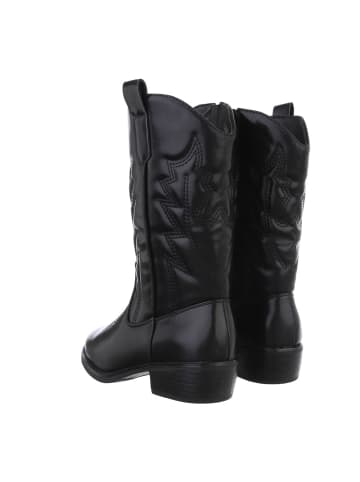 Ital-Design Stiefel in Schwarz