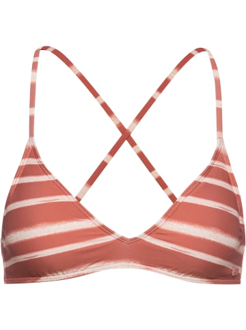 Roxy Bikini Oberteil Beach Classic in cedar wood happy stripe