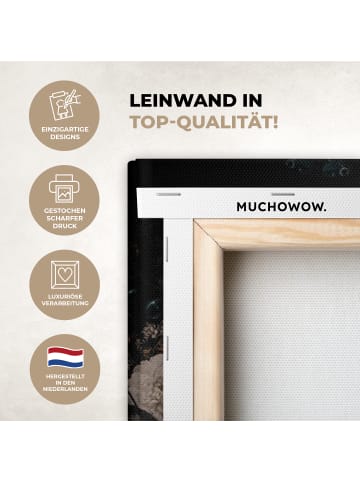 MuchoWow Leinwand bilder Blumenporträt (BxH)