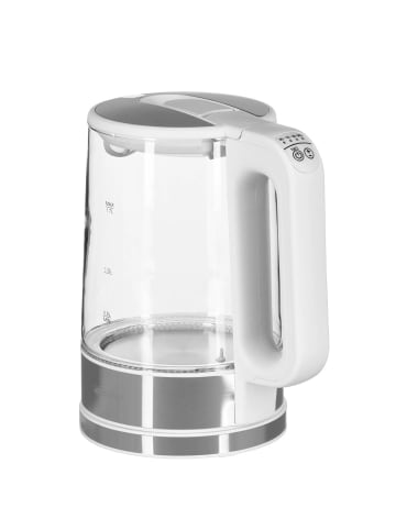 mesko MS 1301 Wasserkocher 1,7 L - 2200 W, mit Temperaturregelung in Weiß