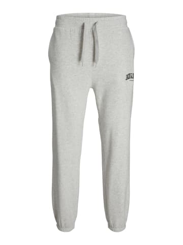 Jack & Jones Jogginghose Sweatpants Sport Jogger mit Logo Print JPSTKANE in Hellgrau