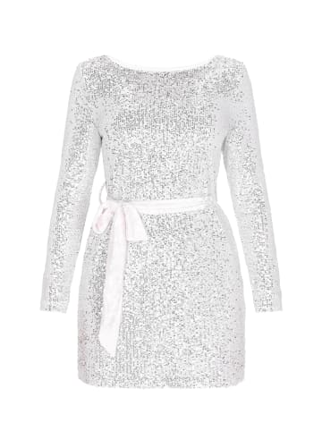 faina Women Dress in Silver