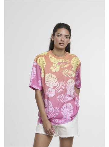 Just Rhyse Just Rhyse Damen Just Rhyse Holidays T-Shirt in pink