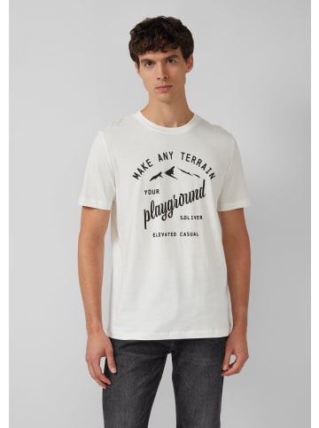 s.Oliver T-Shirt in 01D1_weiß