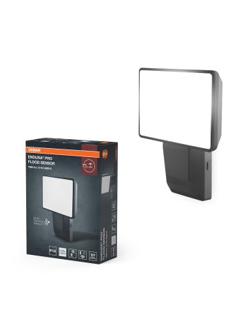 Osram ENDURA PRO Außenwand-Sensorstrahler 15W Dunkelgrau