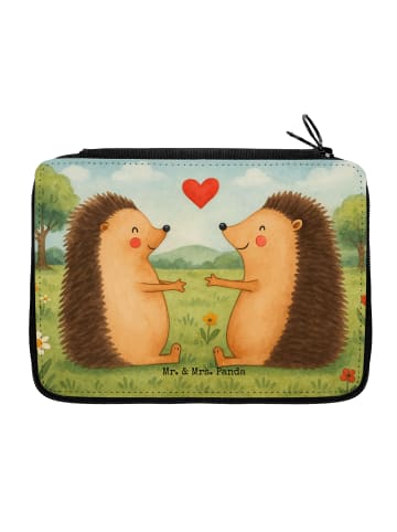 Mr. & Mrs. Panda Federmappe Igel Liebe Design ohne Spruch in Weiß