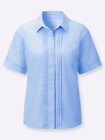 WITT WEIDEN Kurzarm-Bluse in eisblau