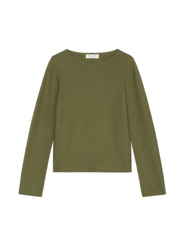 Marc O'Polo Rundhals-Strickpullover regular in cedar green