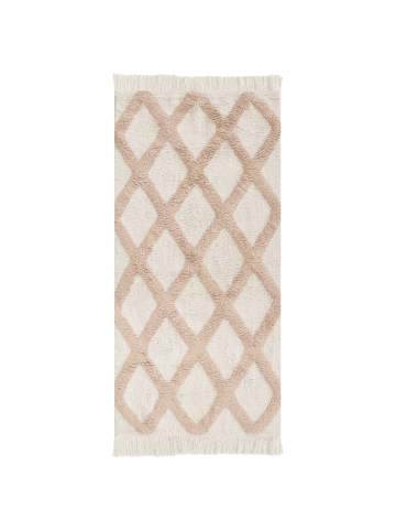 Beliani Kurzflor PUNSARI in Beige - (W) 55 x (L) 120 cm