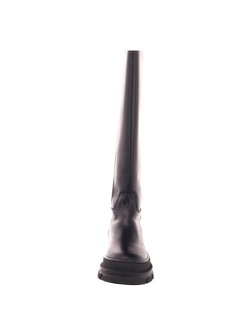 Palpa Damenlangschaftstiefel warm flach  in  Schwarz
