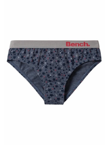 Bench Slip in koralle, blau-meliert-bedruckt, navy